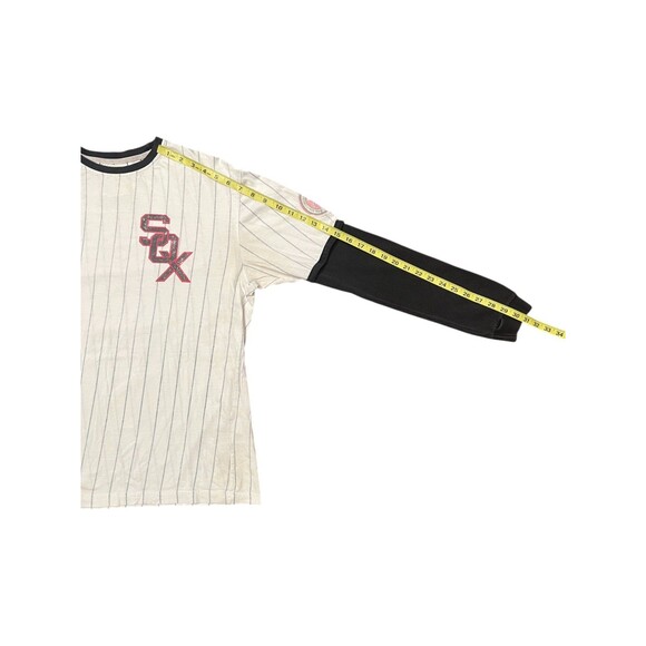 1959 Chicago White Sox Layered Jersey Shirt Youth Large Red MLB Apparel VINTAGE - Picture 9 of 11